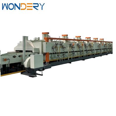 satın al WONDERY 350kg/saat Doğal Gaz Sürekli Karbürizasyon Tel Örgü Bantlı Fırın, Endüstriyel Isıl İşlem İçin Siemens PLC Kontrollü Çevrimiçi üretim