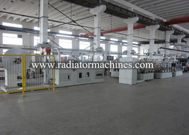 satın al Otomatik Radyatör Fin Makinesi 5700X1500x2200 Boyut 280m / Min Besleme Hızı Çevrimiçi üretim