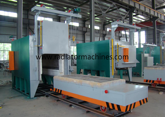 2700 × 1600 × 1100mm Elektrikli Çift Boji Ocaklı Fırın Araba Alt Tavlama Prosesi