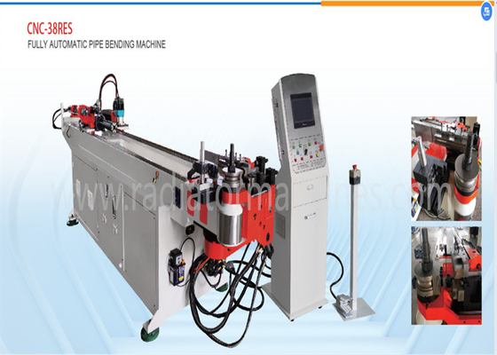 CNC-38RES Elektrikli Servo Sürüşlü Yuvarlak Borular için Otomatik Eğirme Makinesi