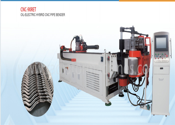 Yüksek hacimli üretim için petrol-elektrik hibrit CNC boru bükücü otomatik bükme makinesi