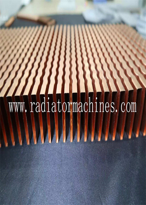 1-12 mm Fin Height Radiator Fin Machine For Cuatomized Fin Length (Kuatomlaştırılmış Fin Uzunluğu için Radyatör Fin Makinesi)