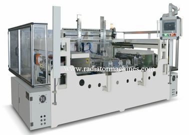 4 Sıralı Alüminyum Radyatör Çekirdek Oluşturucu Makinesi Boru Dağıtımı 1000 * 1000 Mm
