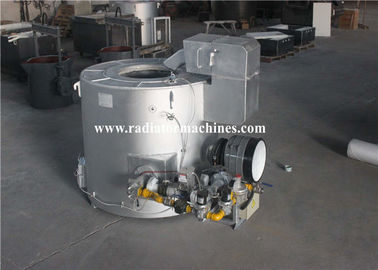 Gaz Yakıtlı Alüminyum / Metal Eritme Fırınları Yakma Sistemli 800 Kgs Kapasite