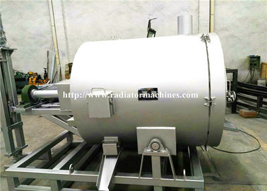 Döner Tip Mini Metal Eritme Fırını Dizel Yağı Yakıtlı 600Kgs Uzun Ömürlü