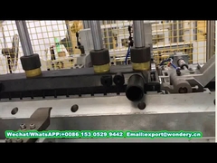 Alüminyum radyatör plastik tank kenetleme / kıvırma makinesi