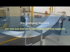 Bir pistonlu fin damgalama makinesinde mızraklı ofset alüminyum fin nasıl üretilir?