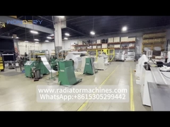 Güç Jeneratörü Alüminyum Fin Damgalama Makinesi dalgalı, lanced offset ve düz yüzgeçler için