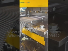 Alüminyum lambaslı radyatör kanat yapım makinesi, kanat damgalama presleri